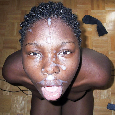 amateur ebony facial