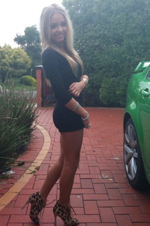 Teens in short dresses.