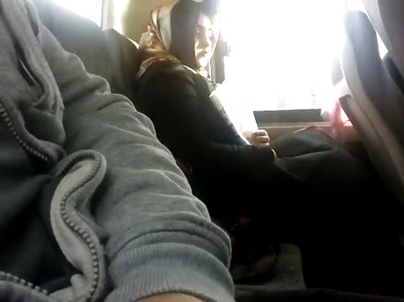 flashing cock to arab hijab woman