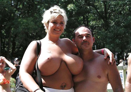 Fun with wife at the beach