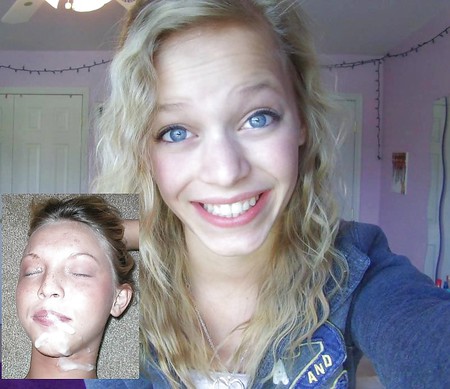 before and after facial cumshot