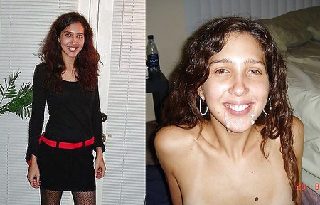 Before and after facial and cumshot. A selection.