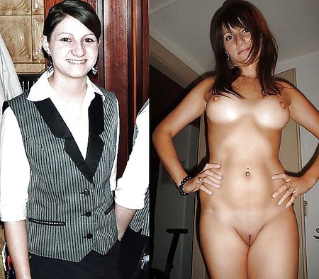 Teens dressed undressed Before and after
