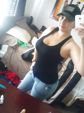 Sexy, Curvy Brunette Amateur Posing - Big Tits