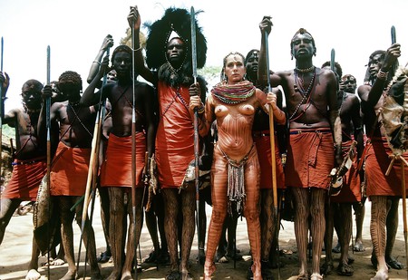 White wife seduced by black tribe