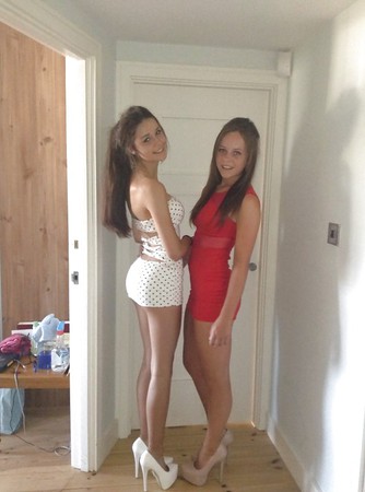 tight dresses, short skirts and long legs!