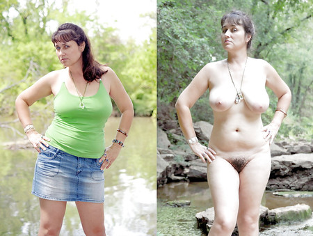 Dressed Undressed! Hairy mature mixed!