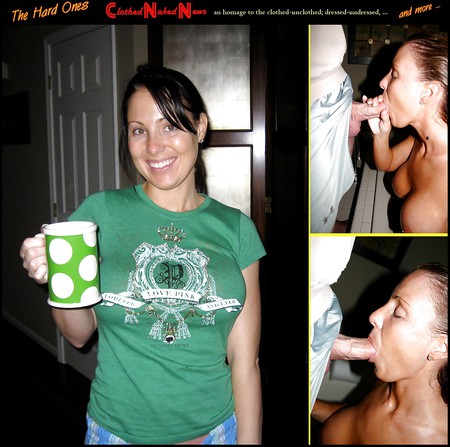 Exposed Slut Wives - Before and After 3