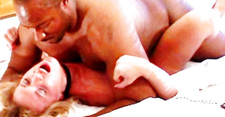 White wife gets an orgasm by her Black Lover