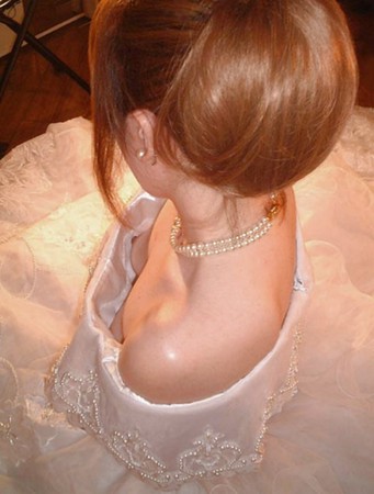 Bridal Cleavage and Downblouse