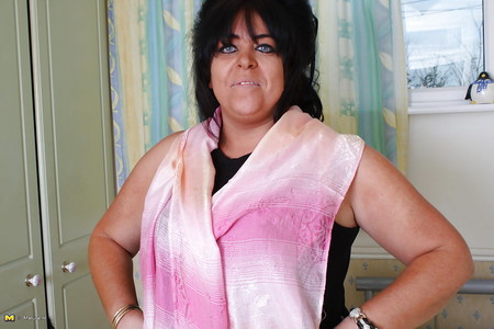 Amateur chubby mature mother takes young cock PART 2