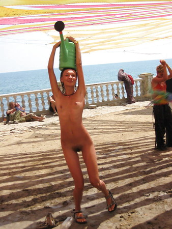 The naked beach shots