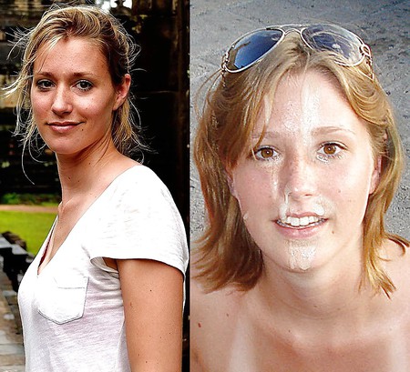 Before and after, cumshots and facials.