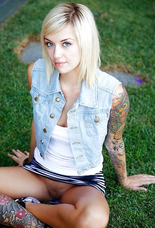 Hot and sexy upskirt teen pussy