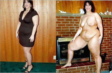 Clothed and Nude 30 Hot Milfs