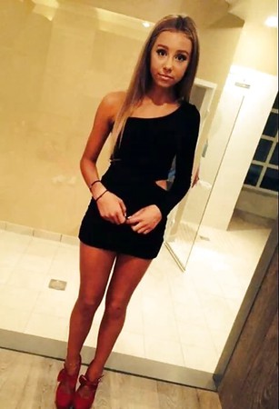 Teen babes in mini dresses