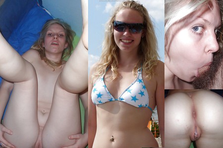 Exposed Slut Wives - Before and After 195