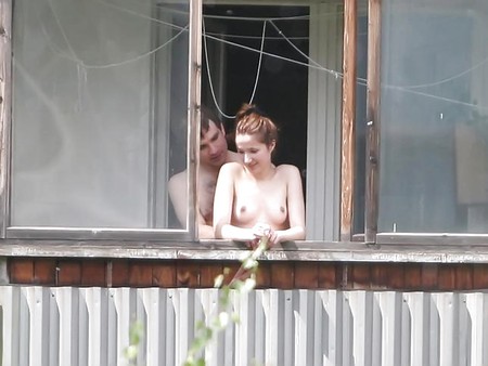 Stolen intimacy - window voyeur