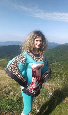 cute blonde mom with big tits