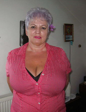 Cleavage big boob woman 3