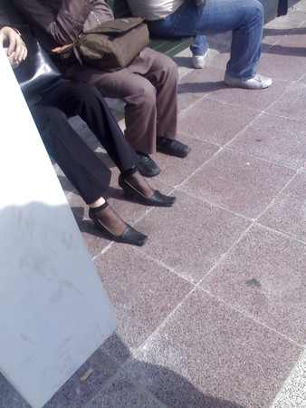 iranian nylon feet turban hijab 234