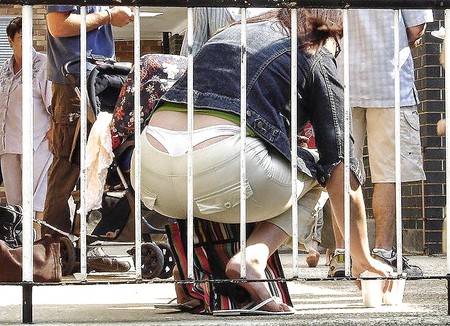 Street candid and upskirt part.3