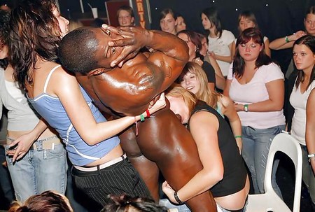 White sluts and BBC in public places