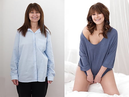 Amateur Milf ( Before and After )