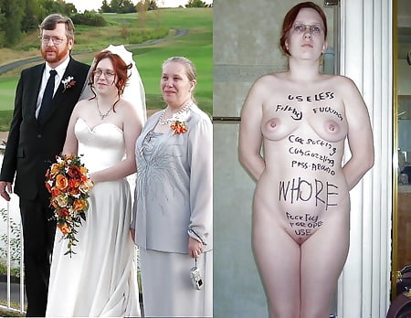 Dressed and undressed Sluts Brides Edition